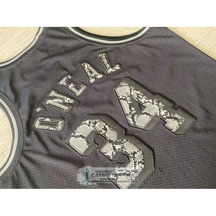 Camiseta Los Angeles Lakers Kobe Bryant NO 34 Swingman Mitchell & Ness 1996-97 Negro